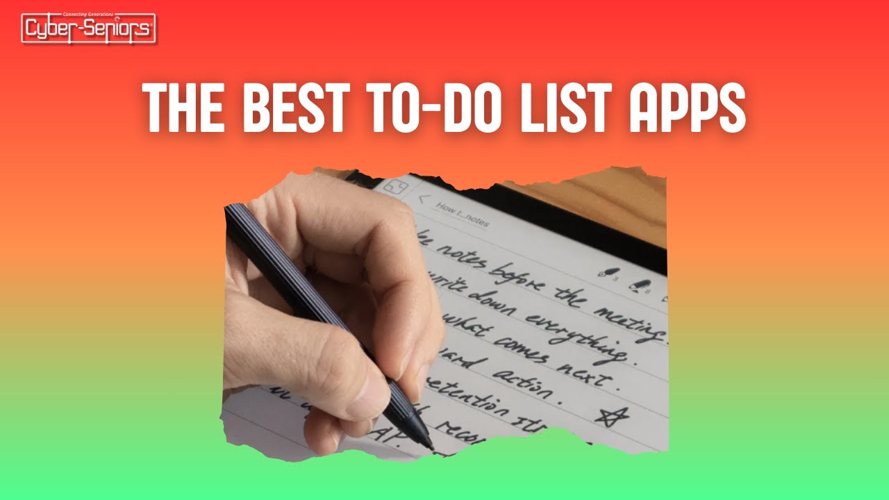 The Best To Do List Apps Cyber Seniors Inc