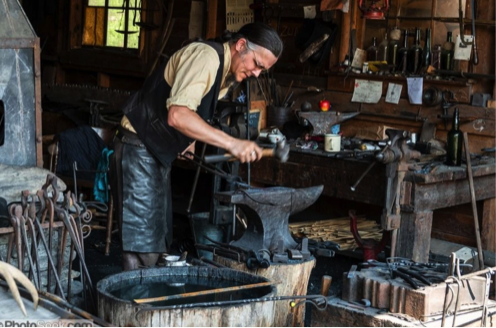 Barkerville Blacksmith presentation - Cyber-Seniors Inc.